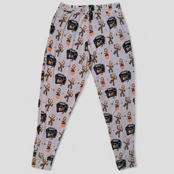 MeUndies Marvel Pajama Lounge Pants Modal Groot Drawstring Unisex Size Small - Picture 3 of 9